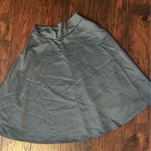 Grey circle skirt.